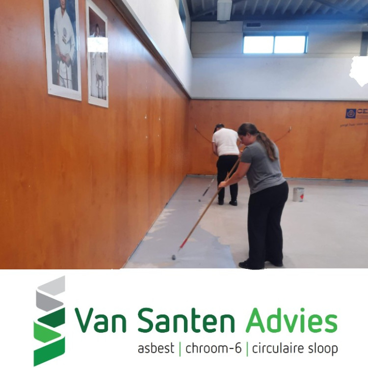 Vochtwerende coating gesponsord door Van Santen Advies